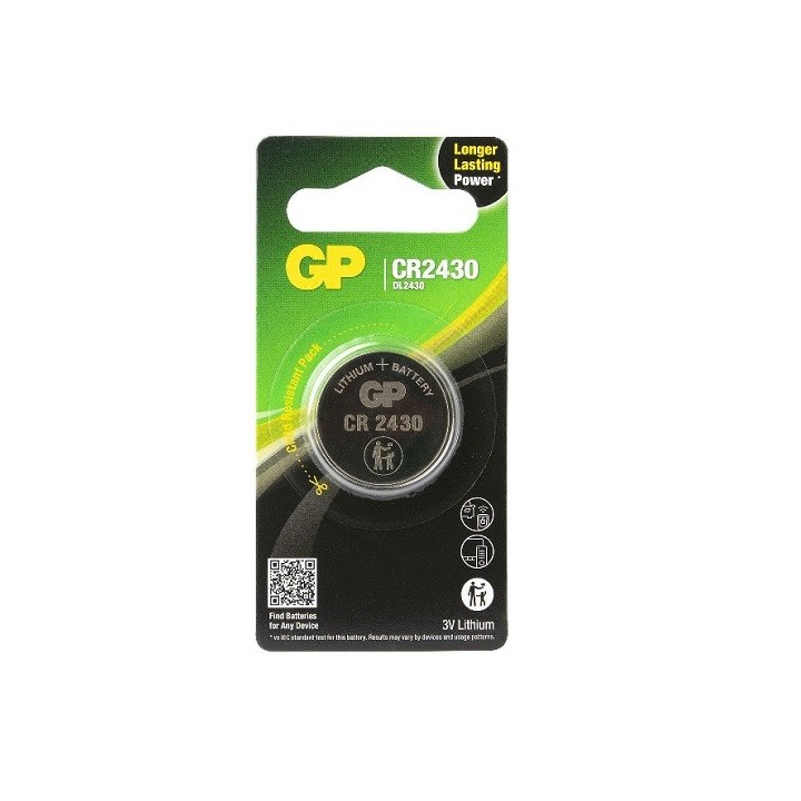 GP CR2430 LITHIUM KNOOPCEL