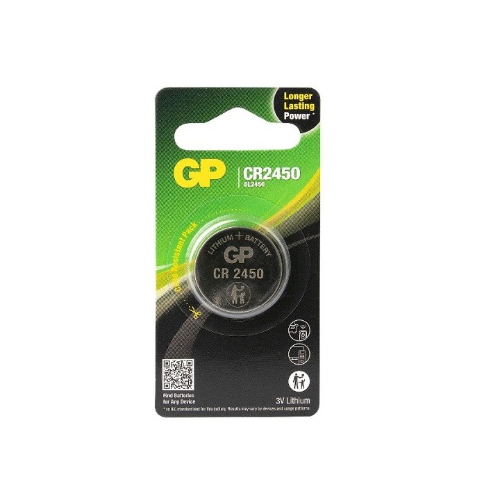 GP CR2450 LITHIUM KNOOPCEL
