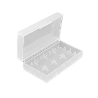 KUNSTOF BEWAARBOX VOOR 2 X 18650