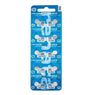 10 STUKS renata HORLOGEBATTERIJ  392, SR41, SR41W