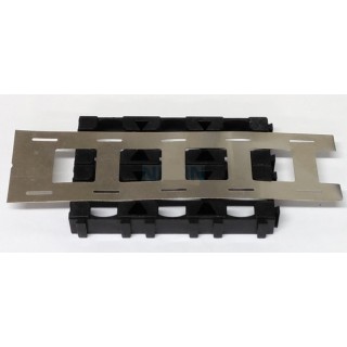 100 CM NIKKEL STRIP VIERKANT 27x0,15mm