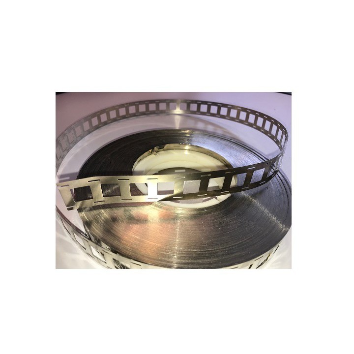 100 CM NIKKEL STRIP VIERKANT 27x0,15mm