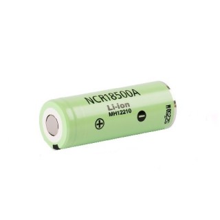 PANASONIC NCR18500A UNPROTECTED FLAT TOP 2000Mah