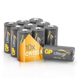 POWERDEAL 10X GP CR123A LITHIUM BATTERIJ 3 VOLT 