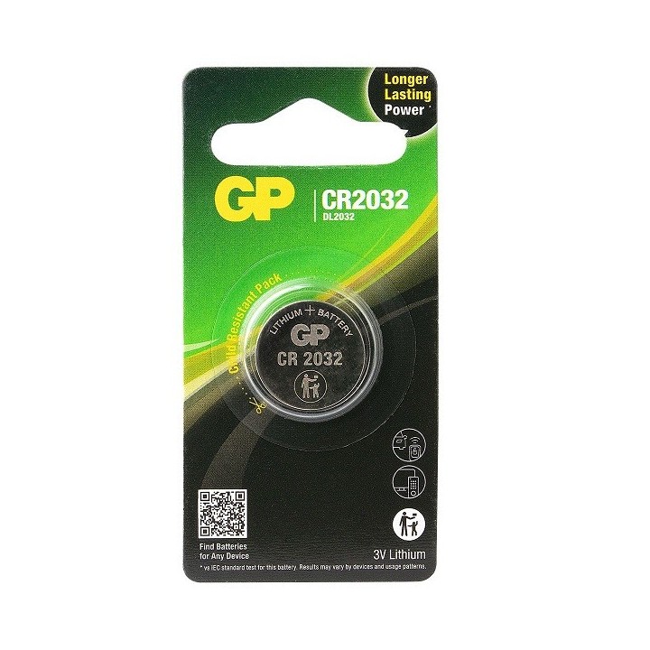 CR2032 LITHIUM KNOOPCEL 