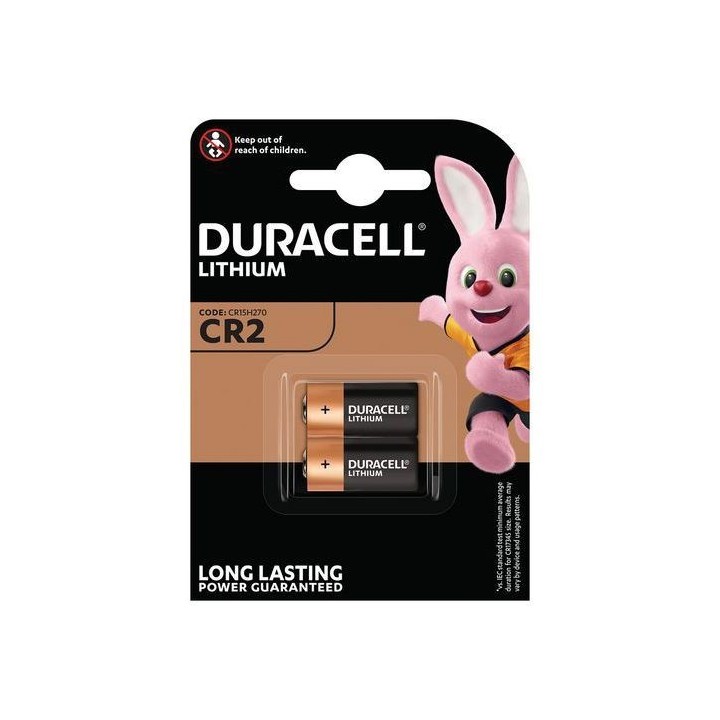 2 PCS DURACELL DLCR2 ULTRA LITHIUM BATTERY
