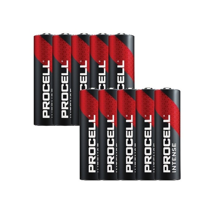 10 STUKS PROCELL INTENSE LR06, MN1500, AA ALKALINE