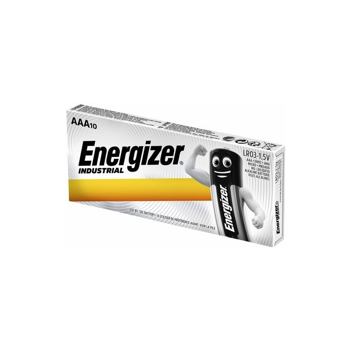 10 STUKS ENERGIZER INDUSTRIAL AAA EN92, LR03