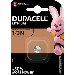 DURACELL CR1/3N, CR11108 LITHIUM 3VOLT