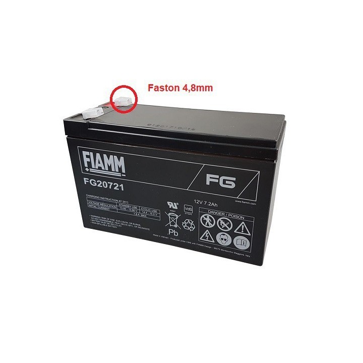 FIAMM FG20721 Loodaccu 12Volt 7.2Ah