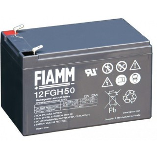 FIAMM 12FGH50 12VOLT 12Ah HiRATE