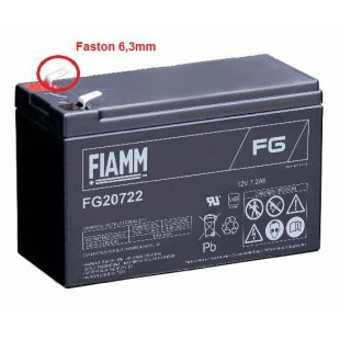 FIAMM FG20722 12VOLT 7,2Ah STANDARD