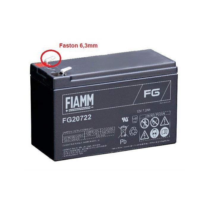 FIAMM FG20722 12VOLT 7,2Ah STANDARD