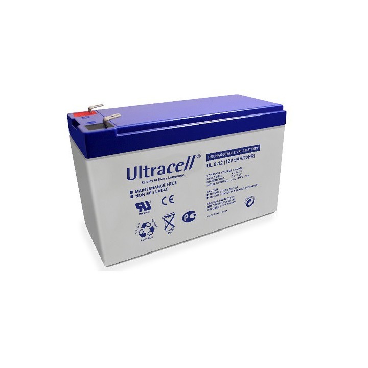 ULTRACELL UL9-12 ACCU 12VOLT 9Ah