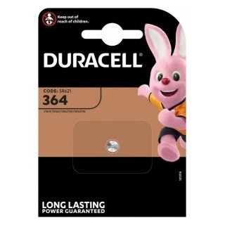 HORLOGEBATTERIJ DURACELL 364, SR60, SR621SW