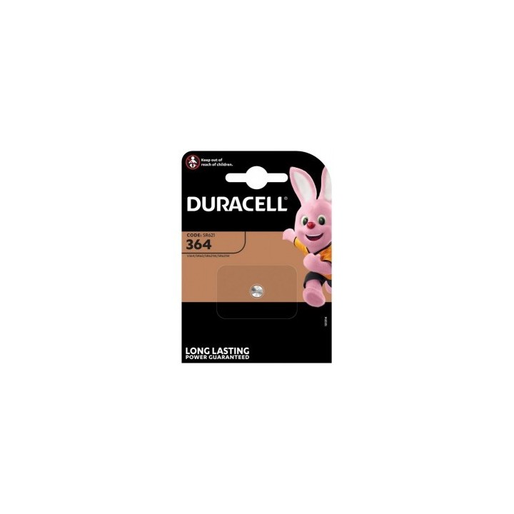 HORLOGEBATTERIJ DURACELL 364, SR60, SR621SW