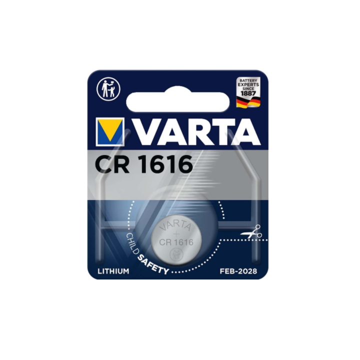 BUTTONCELL LITHIUM VARTA CR1616