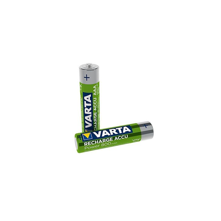 2  STUKS VARTA OPLAADBAAR 800AAA
