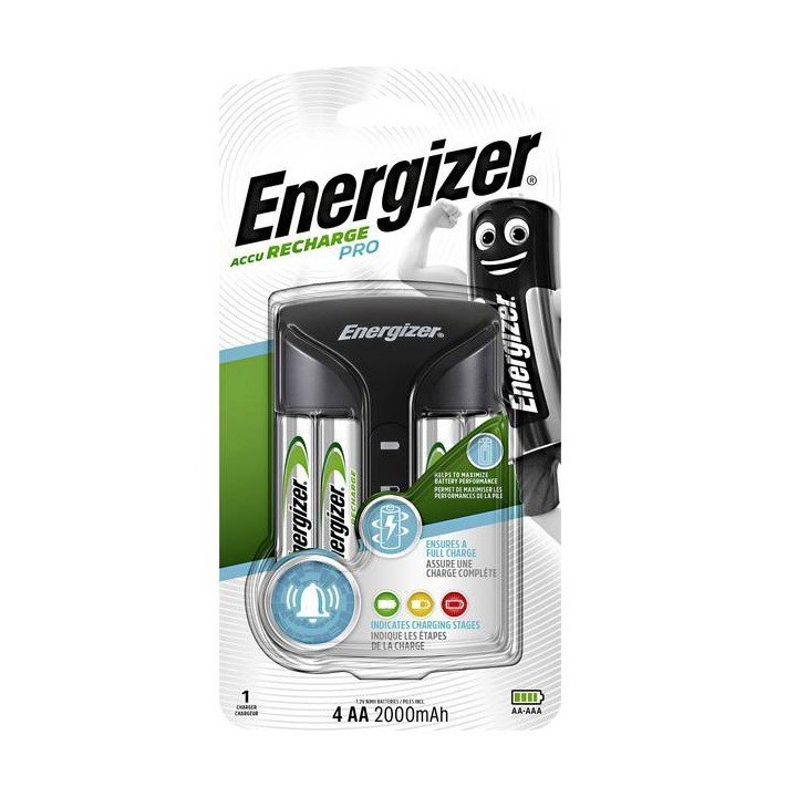 ENERGIZER PRO CHARGER AA,AAA INCLUDING 4 X AA 2000mAh