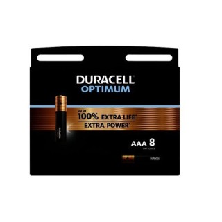 8 STUKS DURACELL OPTIMUM ALKALINE AAA, LR03