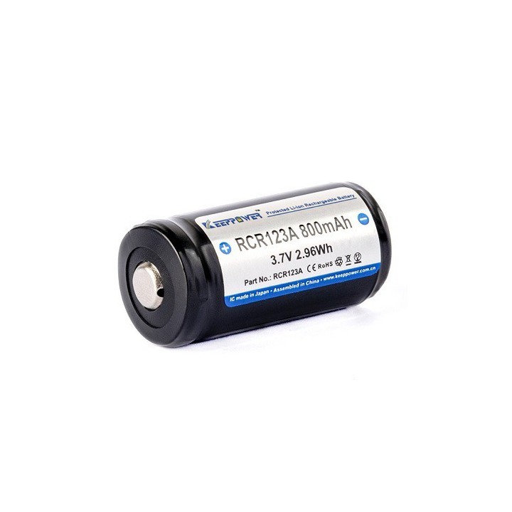 OPLAADBARE CR123A LI-ION 3Volt