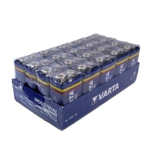 20 X VARTA INDUSTRIAL PRO ALKALINE 9 VOLT 