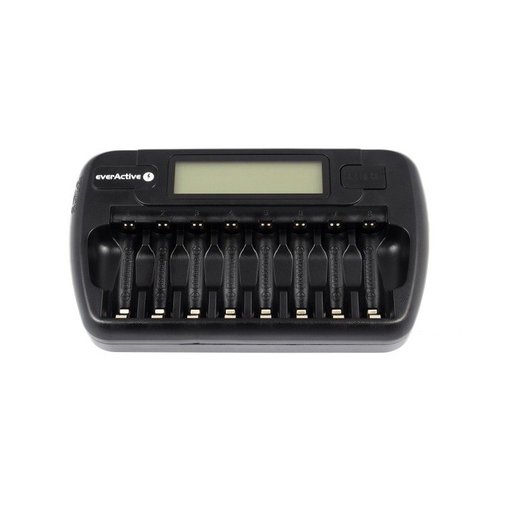 Everactive NC800 intelligente lader voor AA of AAA batterijen.