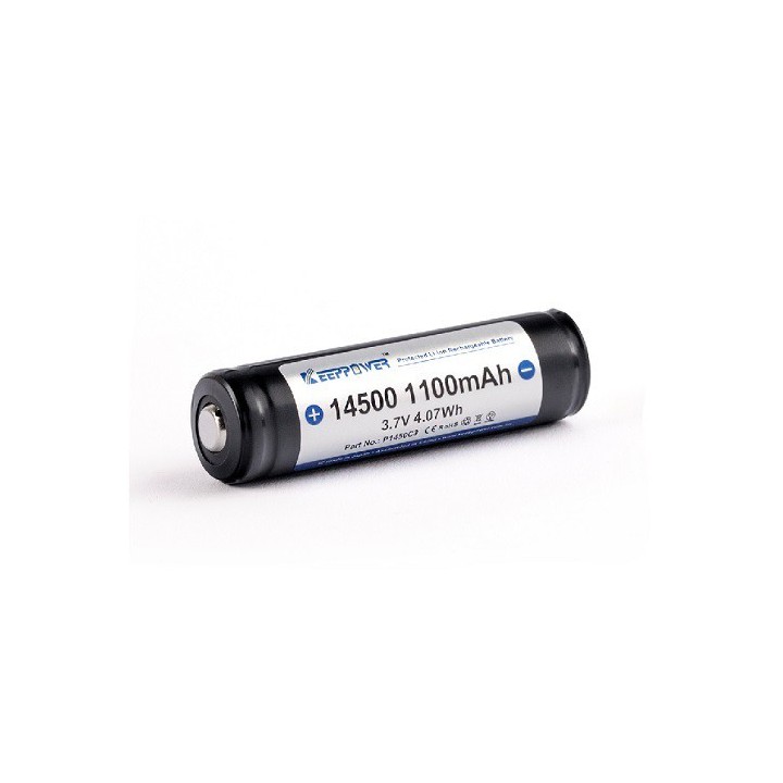 KEEPPOWER 14500 AA 3,7 VOLT 1100mAh protected
