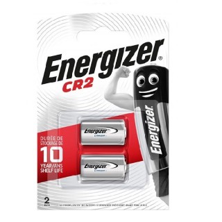 2 STUKS ENERGIZER CR2 LITHIUM POWER BATTERIJ