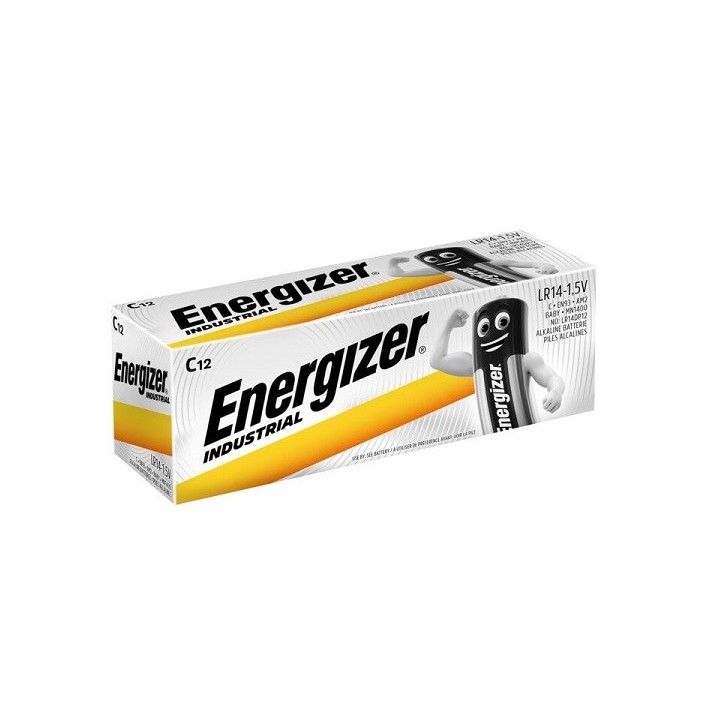 10 STUKS ENERGIZER INDUSTRIAL LR14, C ALKALINE