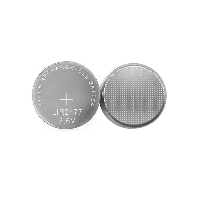 LIR2477 OPLAADBARE LI-ION KNOOPCEL 3.6 VOLT