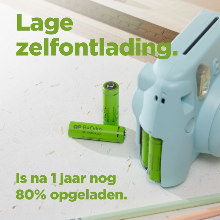 2 STUKS GP RECYKO OPLAADBAAR 850AAA