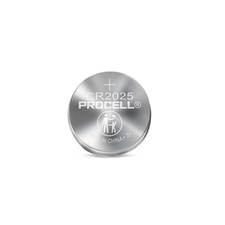 5 STUKS KNOOPCEL LITHIUM PROCELL CR2025