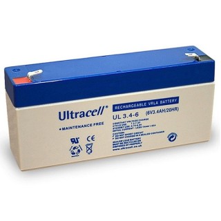 ULTRACELL UL3.4-6 6VOLT 3,4AH