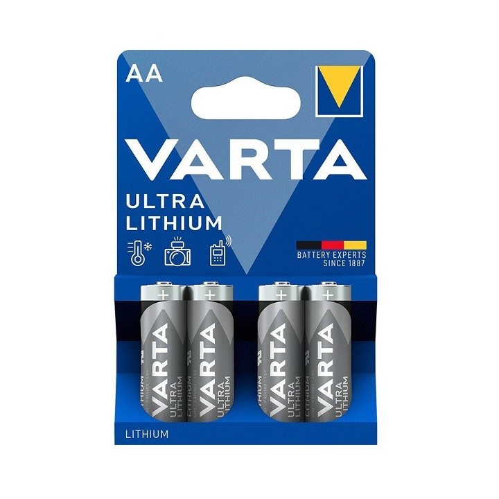 4 STUKS VARTA FR14505 ULTRA LITHIUM AA 