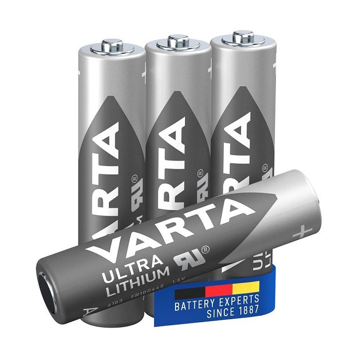 4 STUKS VARTA FR10G445 ULTRA LITHIUM AA 