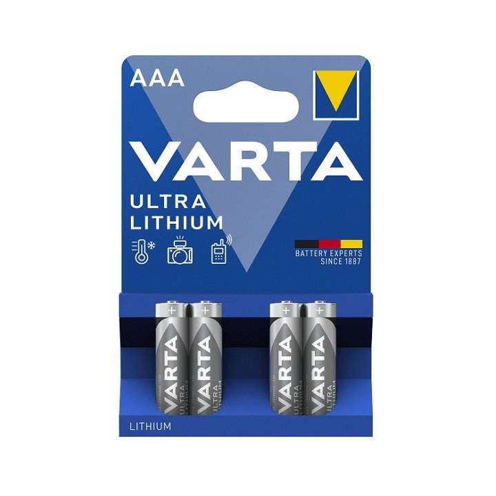 4 STUKS VARTA FR10G445 ULTRA LITHIUM AA 