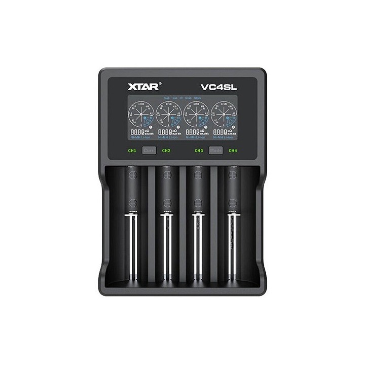XTAR VC4SL USB BATTERIJLADER Li-ion / NiMH