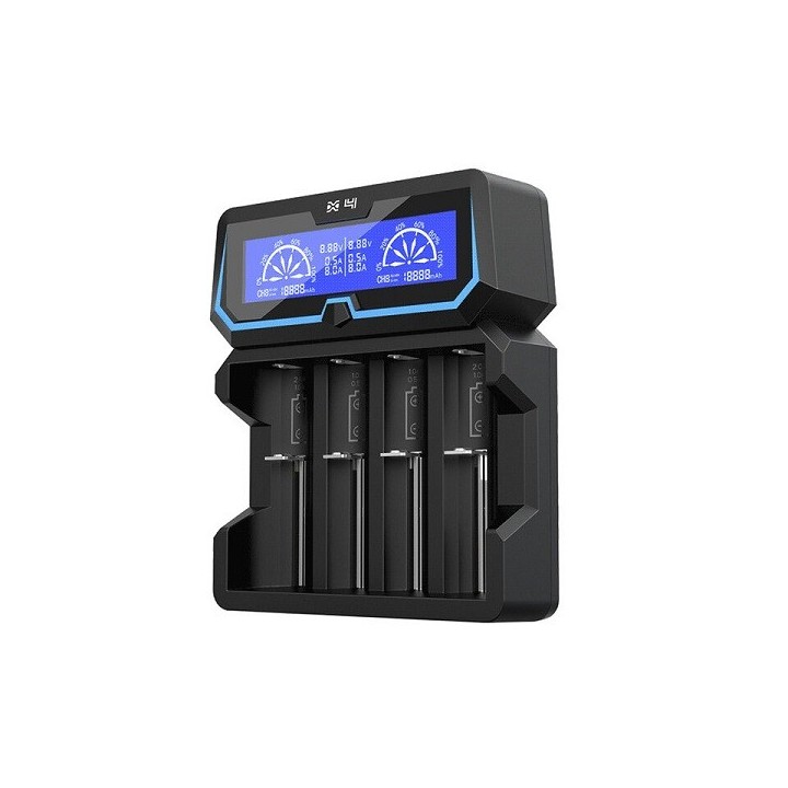 XTAR X4 BATTERIJ SNELLADER Li-ion / NiMH