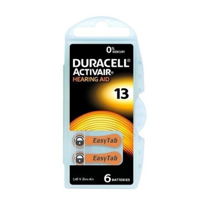 DURACELL ACTIVAIR HEARING AID 13, PR48