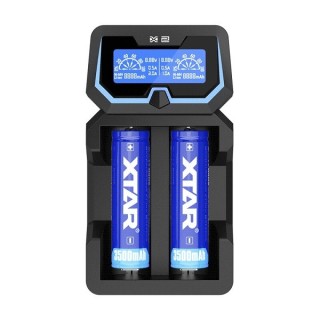 XTAR X2 BATTERIJ SNELLADER Li-ion / NiMH