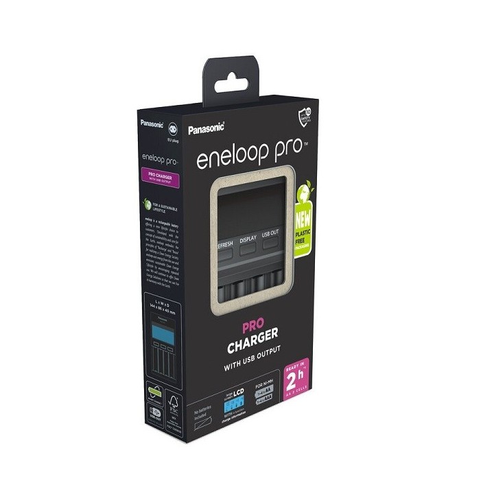 PANASONIC ENELOOP BQ-CC65 PRO SNELLADER AA/AAA