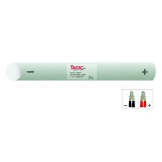 ACCU NOODVERLICHTING,STICK D-cel 6,0V 4500mAh