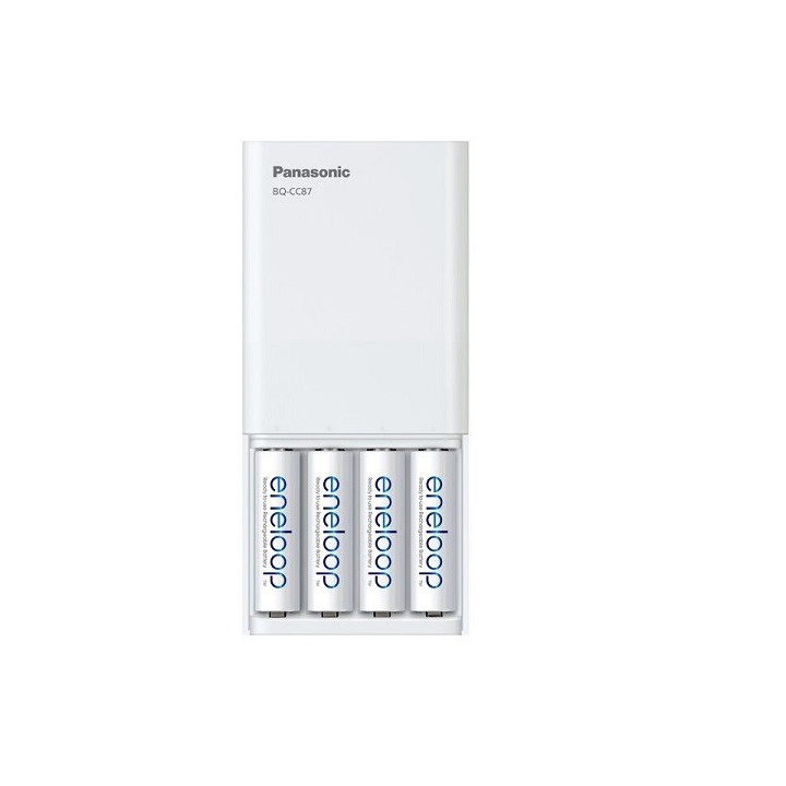 ENELOOP BQ-CC87 USB LADER/POWERBANK + 4xAA 1900mAh