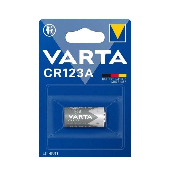 VARTA CR123A LITHIUM BATTERIJ