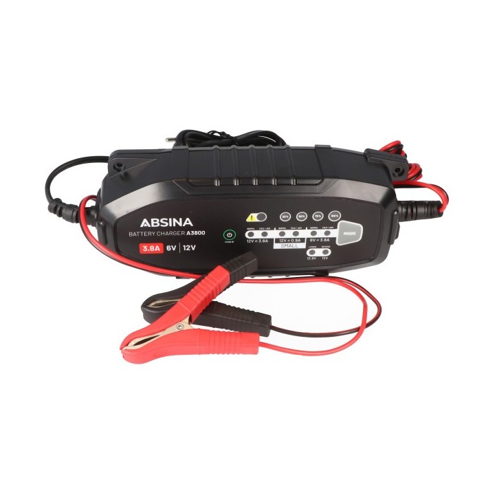 INTELLIGENTE LOOD/LIFEPO4 LADER 6-12,8V - 3,8A