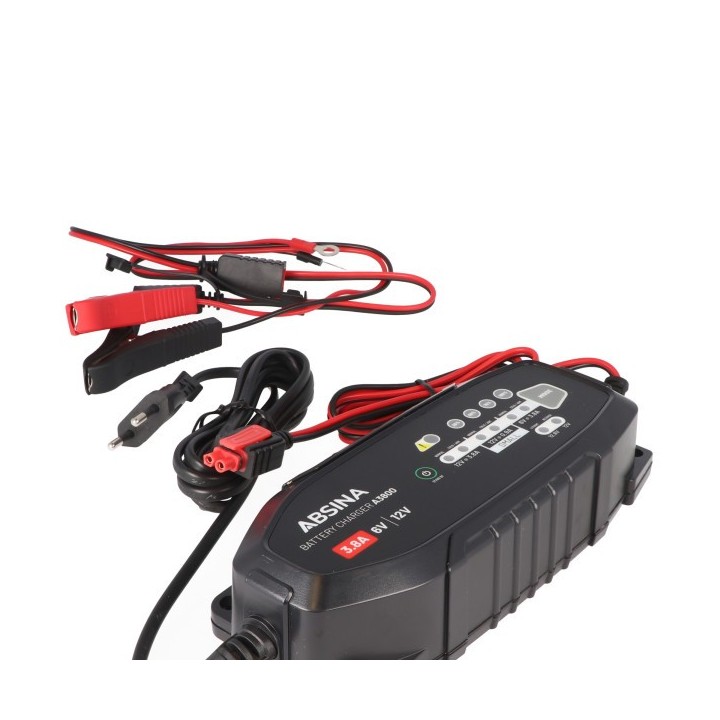 INTELLIGENT CHARGER LEAD/LIFEPO4 6-12,8V - 3,8A