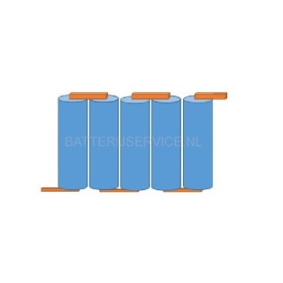 PACK 5 GP AA NimH 6,0v serie (config.keuze)