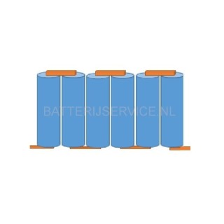 PACK 6 GP AA NimH 7,2v serie (config.keuze)