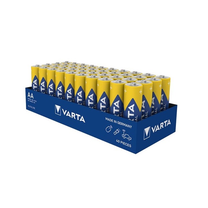 40 STUKS VARTA INDUSTRIAL PRO ALKALINE LR06, AA